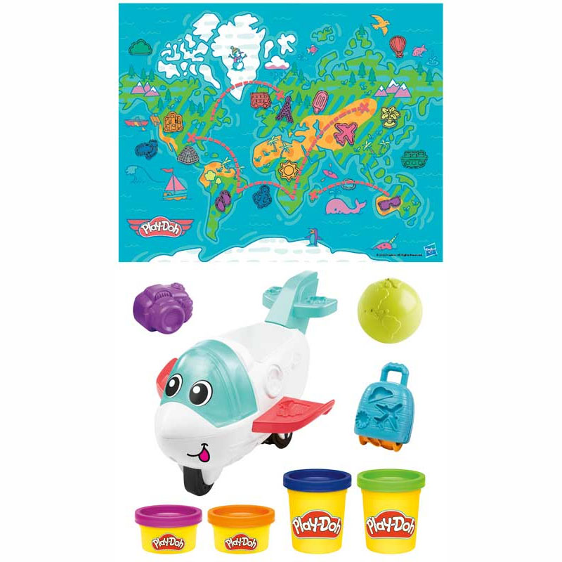 Hasbro Play-Doh Airplane Explorer Starter Set F8804