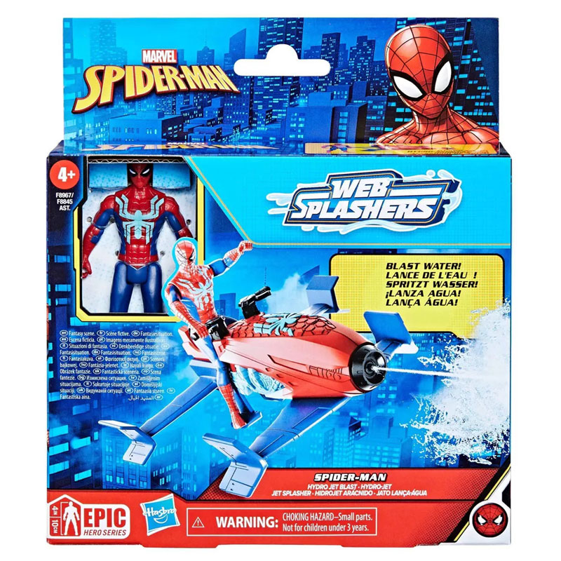 Hasbro Marvel Spider-man Web Splashers Hydro Jet Blast F8967