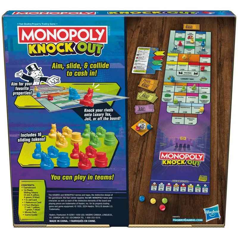 Hasbro Επιτραπέζιο Monopoly Knockout F8995