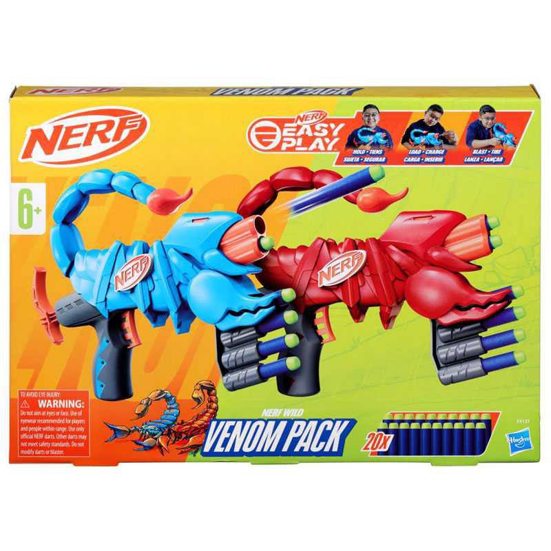 Hasbro Nerf Junior Wild Venompack 2-pack Blaster F9137