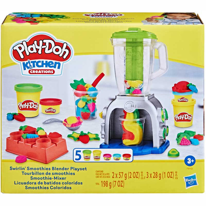 Hasbro Play-Doh Swirlin' Smoothies Blender Playset F9142