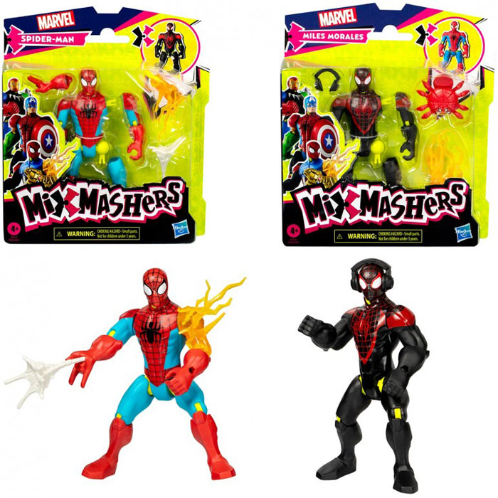 Hasbro Spider-Man MixMashers Βασικές Φιγούρες 12 cm - Σχέδια F9205