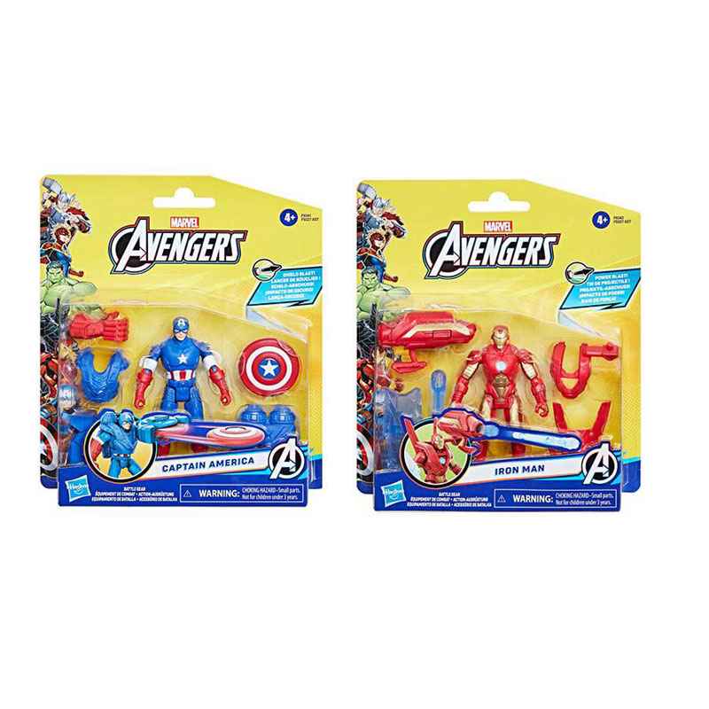 Hasbro Marvel Avengers Epic Hero Series Battle Gear Φιγούρες 10cm - Σχέδια F9327