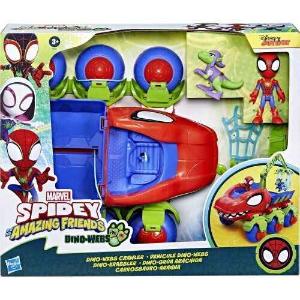 Hasbro Marvel Spidey and His Amazing Friends Spidey Hero Dino Webs Vehicle F9480