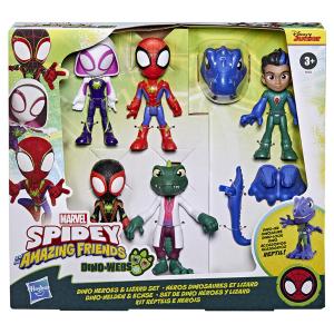 Hasbro Spidey and His Amazing Friends: Σετ φιγούρες Dino Heroes and Lizard F9483