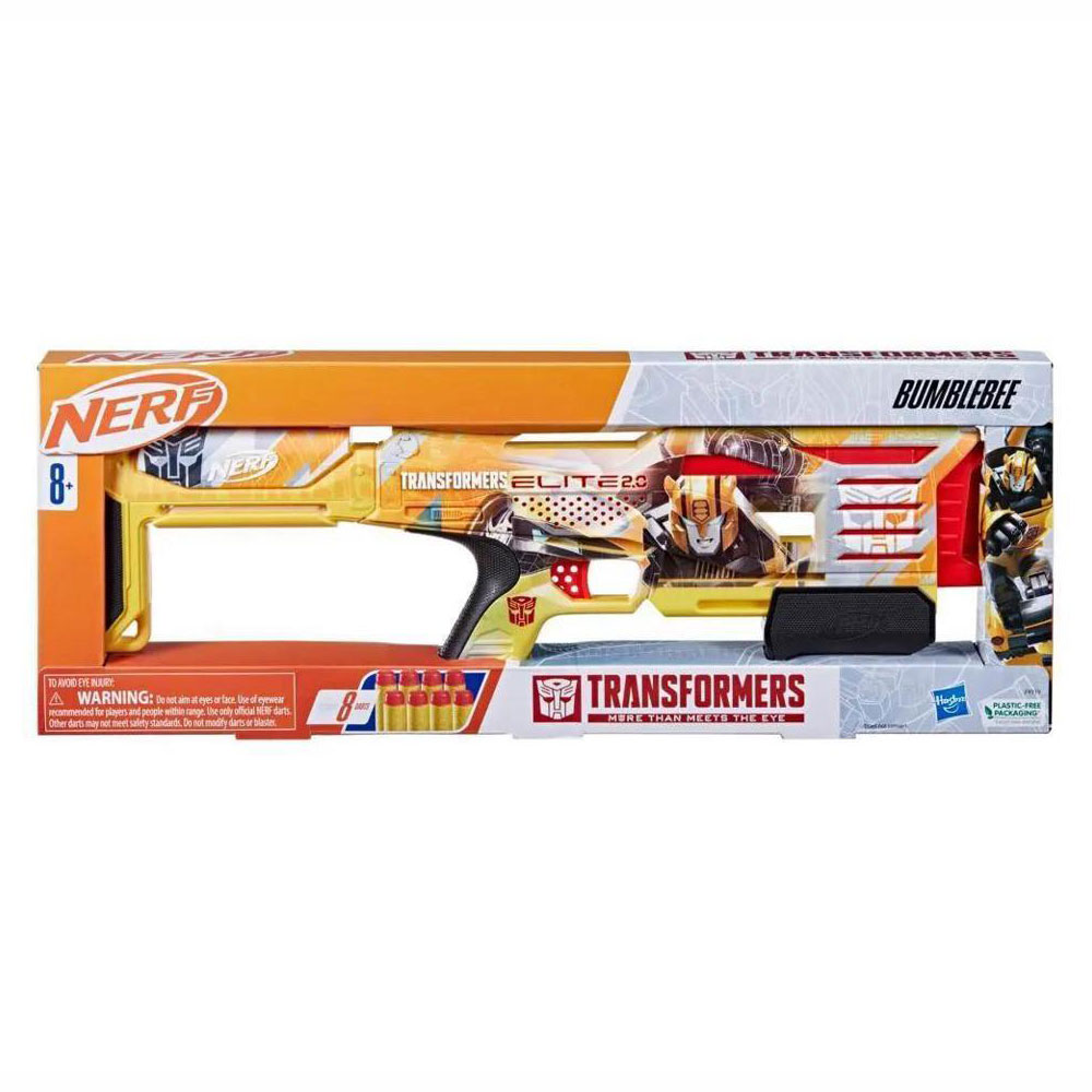 Hasbro Nerf Inked Transformers Bumblebee Dart Blaster F9719