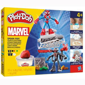 Hasbro Play-Doh Marvel Spiderman Launch and Slice Battle Playset F9827