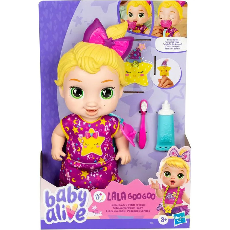 Hasbro Baby Alive Bedtime Baby Lala 30cm F9856