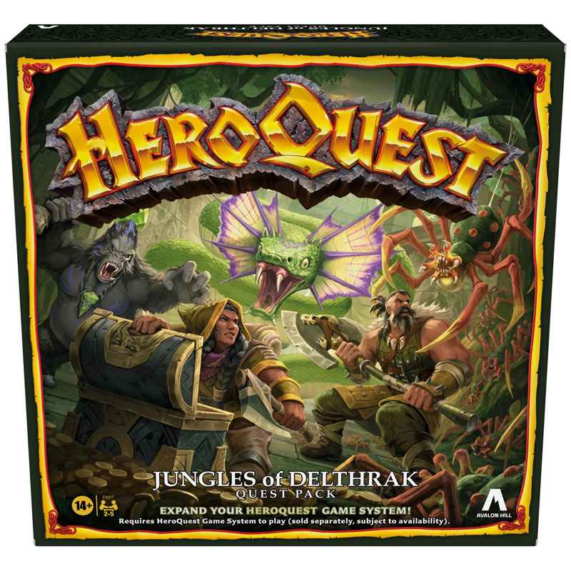 Hasbro Επιτραπέζιο HeroQuest Jungles Jungles of Delthrak Quest Pack - Αγγλική Έκδοση F9907