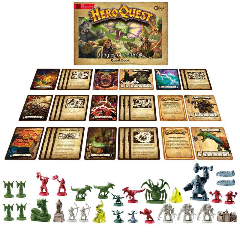 Hasbro Επιτραπέζιο HeroQuest Jungles Jungles of Delthrak Quest Pack - Αγγλική Έκδοση F9907