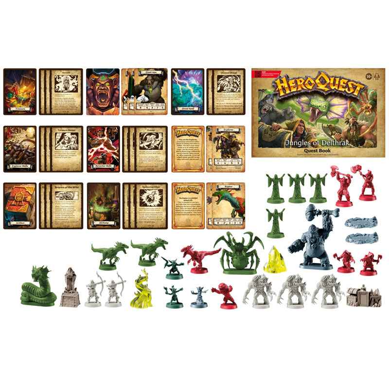 Hasbro Επιτραπέζιο HeroQuest Jungles Jungles of Delthrak Quest Pack - Αγγλική Έκδοση F9907