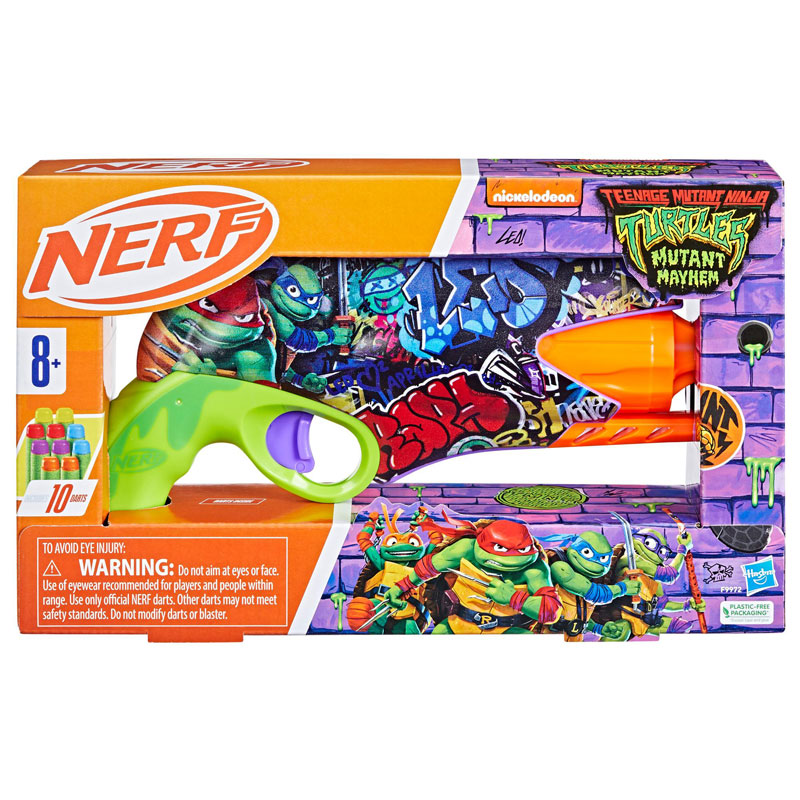 Hasbro Nerf Inked Teenage Mutant Ninja Turtles Blaster F9972