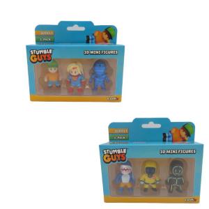 Just Toys Stumble Guys 3D Mini Figures S1 3 Pack - Σχέδια 0427