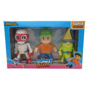 Just Toys Monsterflex Φιγούρες Stumble Guys 3 Pack  Series 2 - Σχέδια 0550