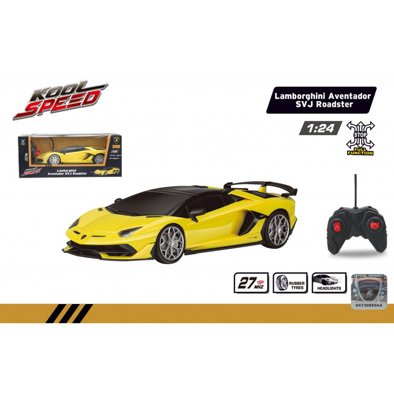 Just Toys Kool Speed - Licensing Cars 1:24 RC Lamborghini Aventador SVJ Roadster 10503