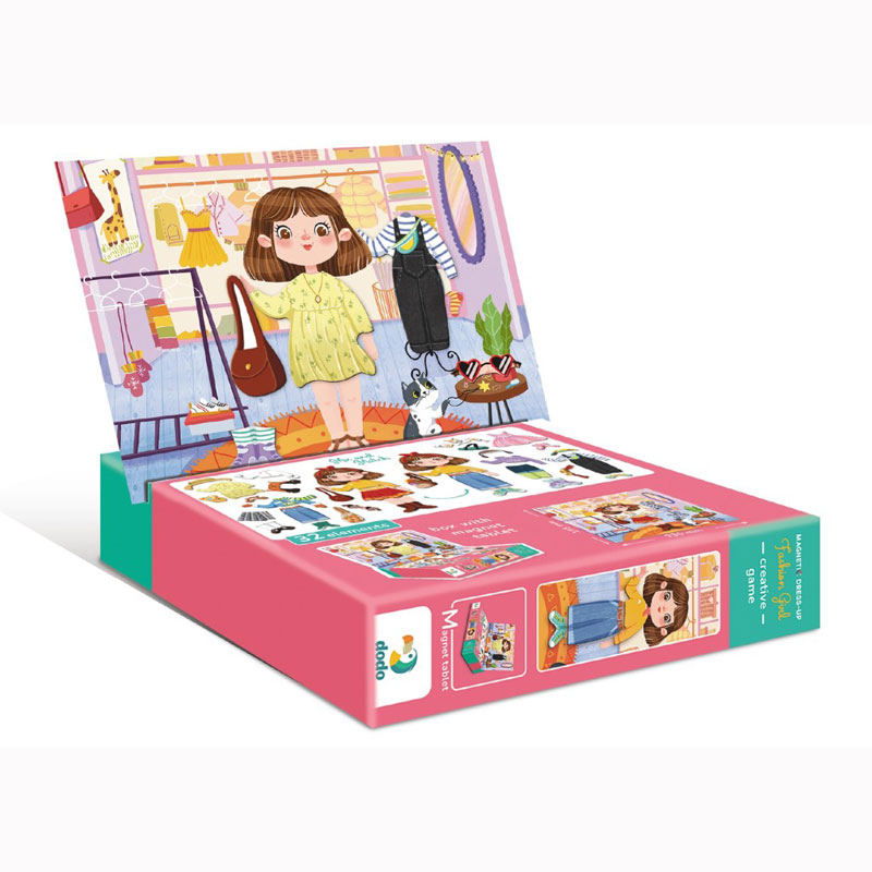 Just Toys Magnetic Dress-Up Fashion Girl – Μαγνητικό Παιχνίδι με 32 Τεμάχια 200243