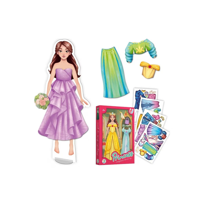 Just Toys Magnetic Dress-up Princess με 30+ Μαγνήτες 200313