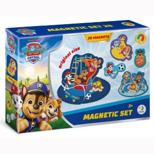 Just Toys Paw Patrol The Playground - Μαγνητικό Σετ με 20 Μαγνήτες 200668
