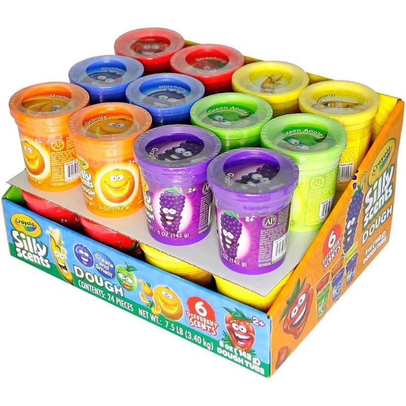 Just Toys Crayola Πλαστοζυμαράκι Silly Scents Dough - Σχέδια  2155