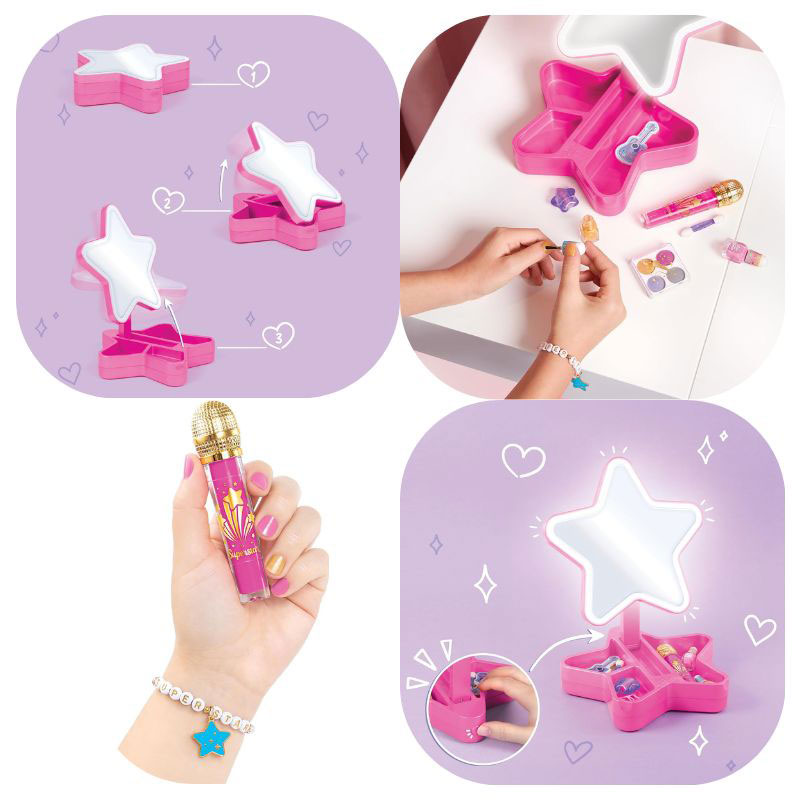 Make It Real Popstar Glow N' Go Makeup Studio 2512