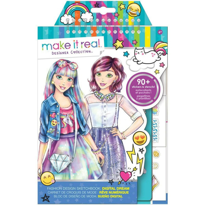 Make It Real Fashion Design Sketchbook Digital Dream 3203