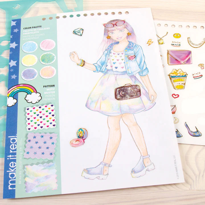 Make It Real Fashion Design Sketchbook Digital Dream 3203