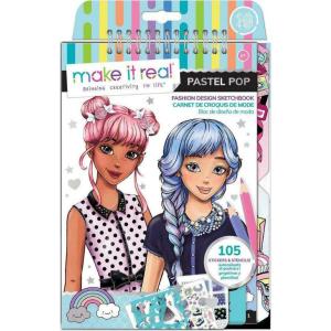 Make it Real Fashion Design Sketchbook  Pastel Pop! 3205