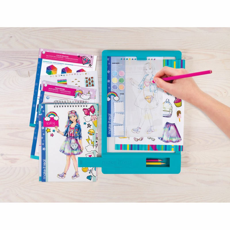 Make It Real Fashion Design Tracing Light Table 3502