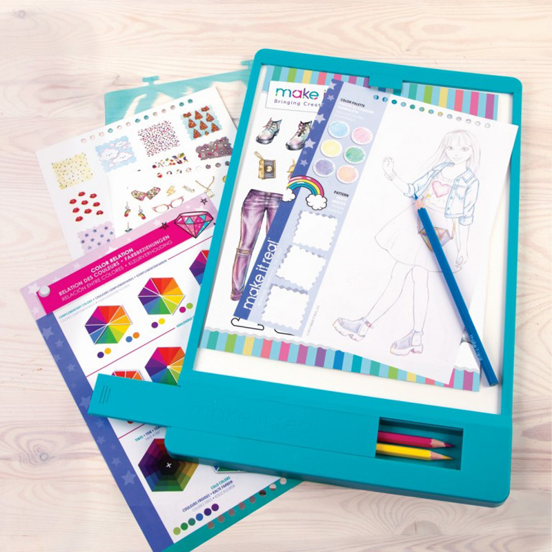 Make It Real Fashion Design Tracing Light Table 3502