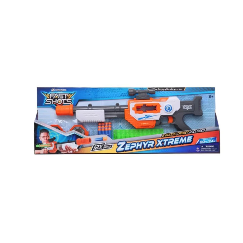 Just Toys Fast Shots Blaster Wraps Zephyr Xtreme 590402