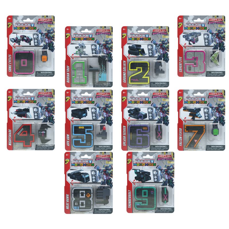 Just Toys Pocket Morphers (Morph3r5) Series 3 - Σχέδια 6950