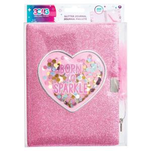 Make It Real Glimmer & Glow™ Born to Sparkle Glitter Journal 72006