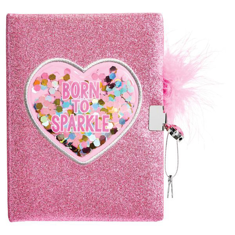 Make It Real Glimmer & Glow™ Born to Sparkle Glitter Journal 72006
