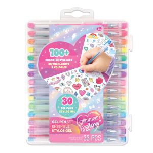Make It Real Glimmer & Glow™ 30 Gel Pen Set 72007