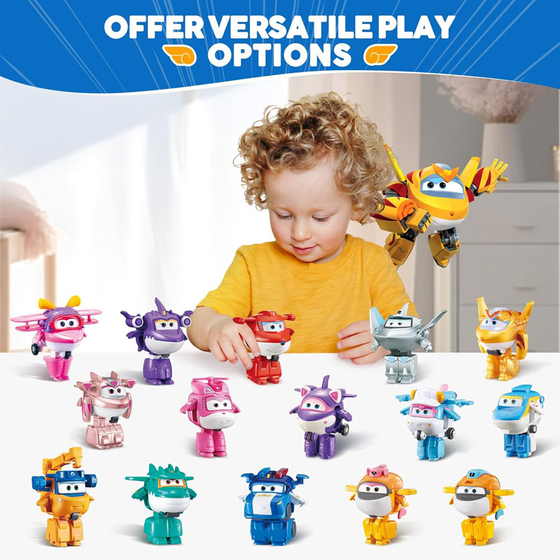 Just Toys Super Wings Electric Heroes Transform A Bot 6cm - Σχέδια 780030