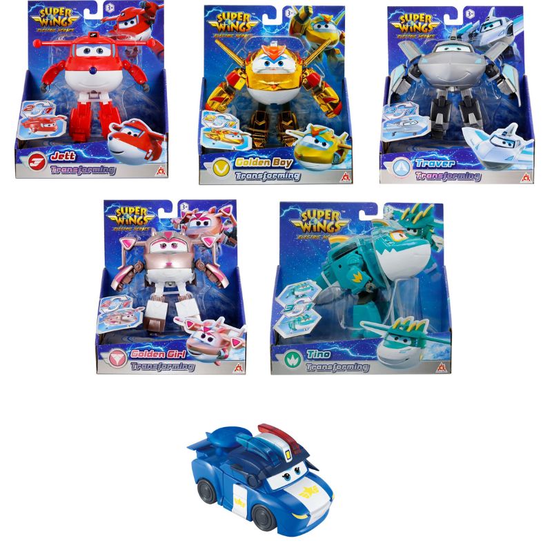 Just Toys Super Wings Electric Heroes Transforming 15cm - Σχέδια 780200