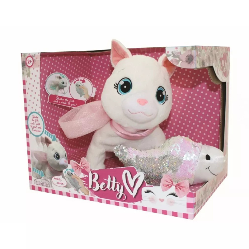 Just Toys Happy Pets Betty Η Γάτα που περπατάει BD2008