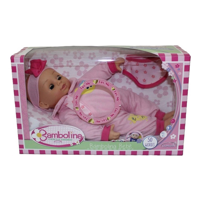 Just Toys Bambolina Amore 34cm Μιλάει Ελληνικά 50 λέξεις BD348