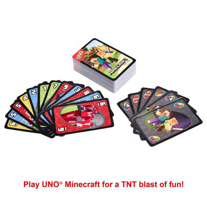 Mattel Uno Minecraft (Αγγλική Έκδοση) FPD61