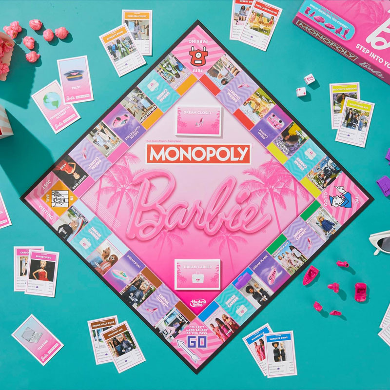 Hasbro Επιτραπέζιο Monopoly Barbie Edition (Ελληνική Έκδοση) G0038