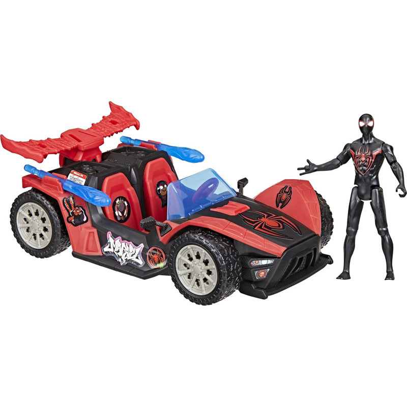 Hasbro Spider-Man Venomversus Miles Remix Blast Racer με Φιγούρα 10εκ. G0736