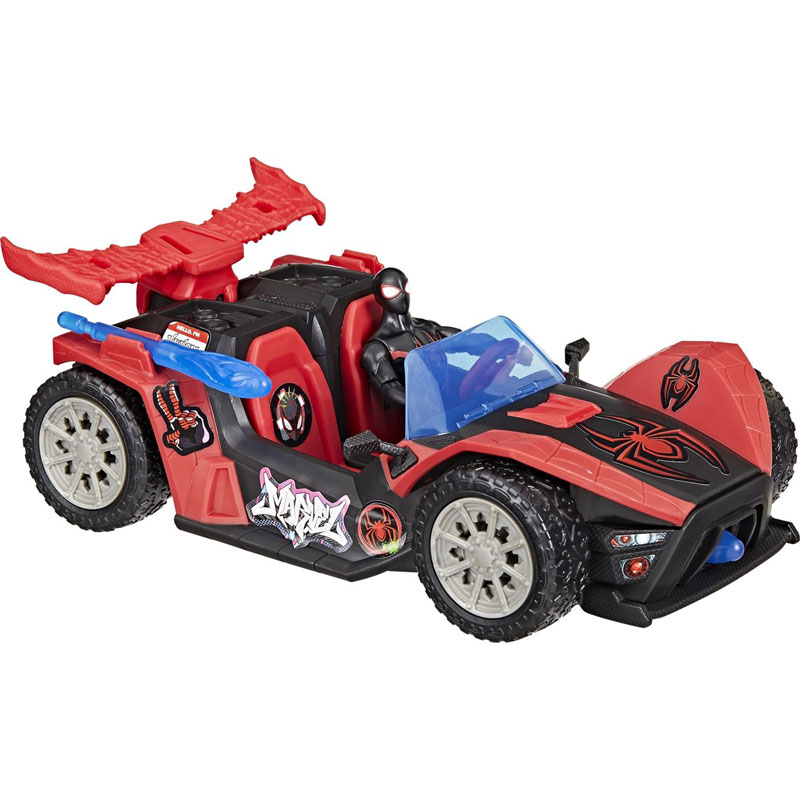 Hasbro Spider-Man Venomversus Miles Remix Blast Racer με Φιγούρα 10εκ. G0736