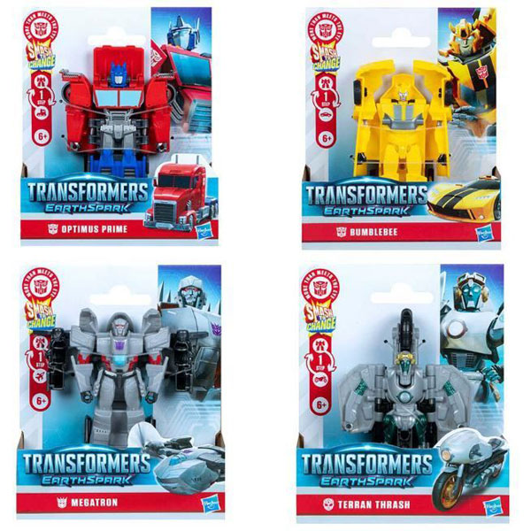 Hasbro Transformers Earthspark 1-Step Smash Changers 10cm - Σχέδια G0742