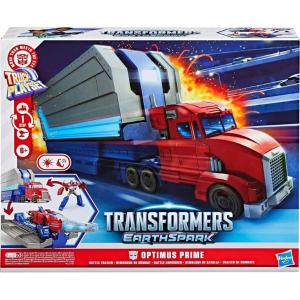 Hasbro Transformers Earthspark Optimus Prime Battle Trailer Playset G0750