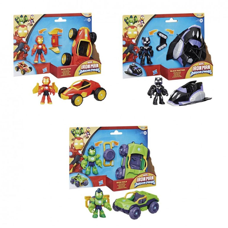 Hasbro Marvel Iron Man and His Awesome Friends Φιγούρες & Οχήματα - Σχέδια G1257