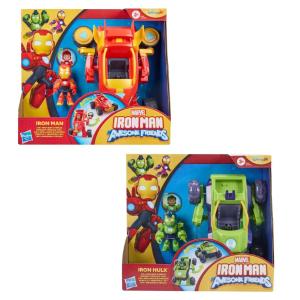 Hasbro Marvel Iron Man and His Awesome Friends 2-in-1 Mech Suit & Vehicle - Σχέδια G1258