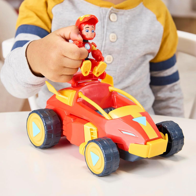 Hasbro Marvel Iron Man and His Awesome Friends 2-in-1 Mech Suit & Vehicle - Σχέδια G1258