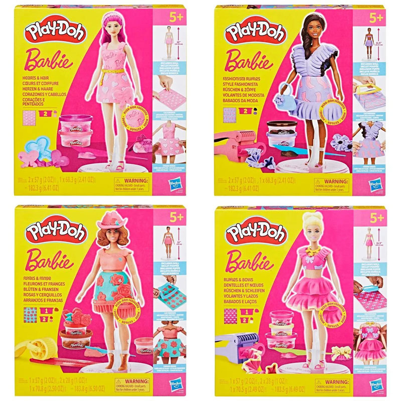Hasbro Play-Doh Barbie Designer Dolls - Σχέδια G1354