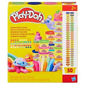 Hasbro Play-Doh Super Rainbow Favors 50 μίνι βαζάκια G1761