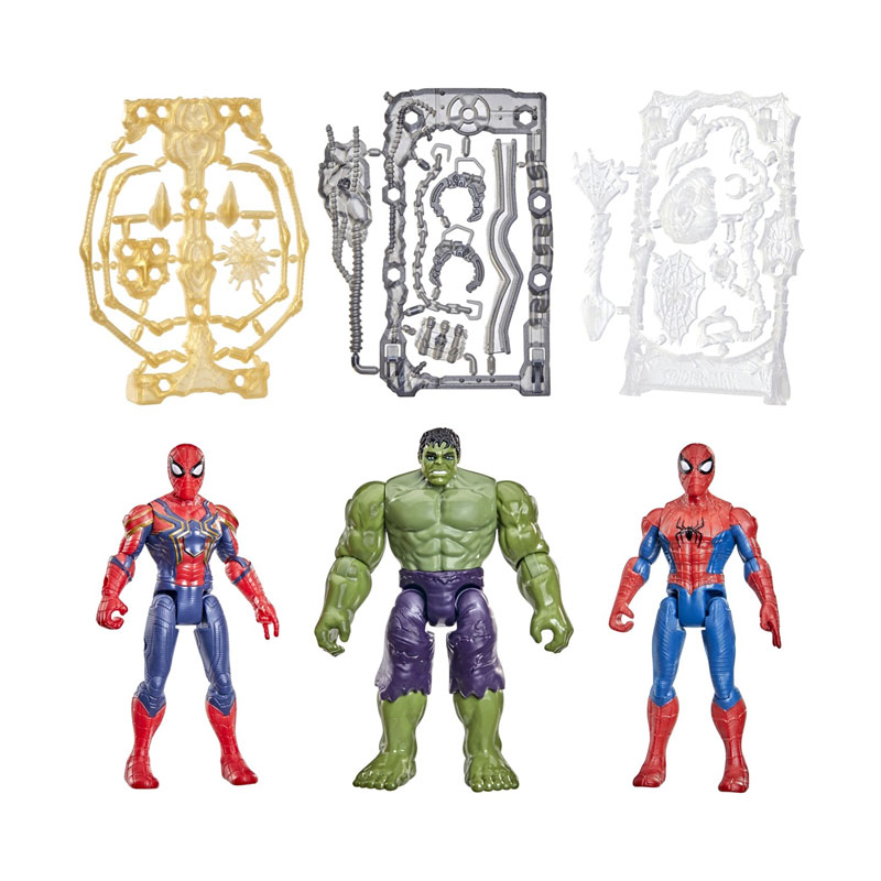 Hasbro Marvel Spider-Man:  Brand New Day - Φιγούρες Spider-Man, Hulk Iron Spider G2449